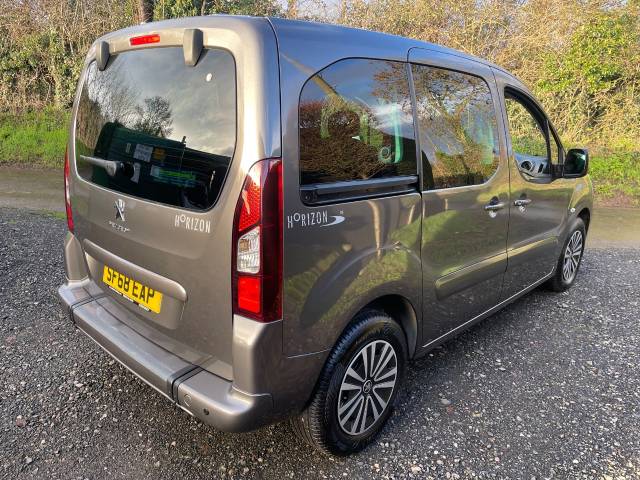 2018 Peugeot Partner Tepee 1.6 HORIZON RE BLUE HDI S/S S AUTOMATIC WHEELCHAIR ACCESSIBLE VEHICLE 3 SEATS