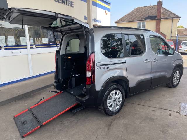 Peugeot Rifter 1.5 BlueHDi Allure 5dr WHEELCHAIR ACCESSIBLE VEHICLE 5 SEATS Wheelchair Adapted Diesel Grey