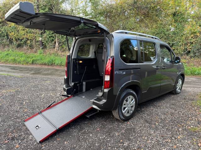 Peugeot Rifter 1.5 BlueHDi 100 Allure 5dr 3 SEAT WHEELCHAIR ACCESSIBLE VEHICLE Wheelchair Adapted Diesel Grey