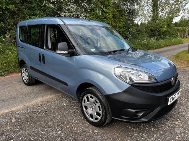 2017 Fiat Doblo 1.4 16V Pop 5dr WHEELCHAIR ACCESSIBLE VEHICLE 3 SEATS